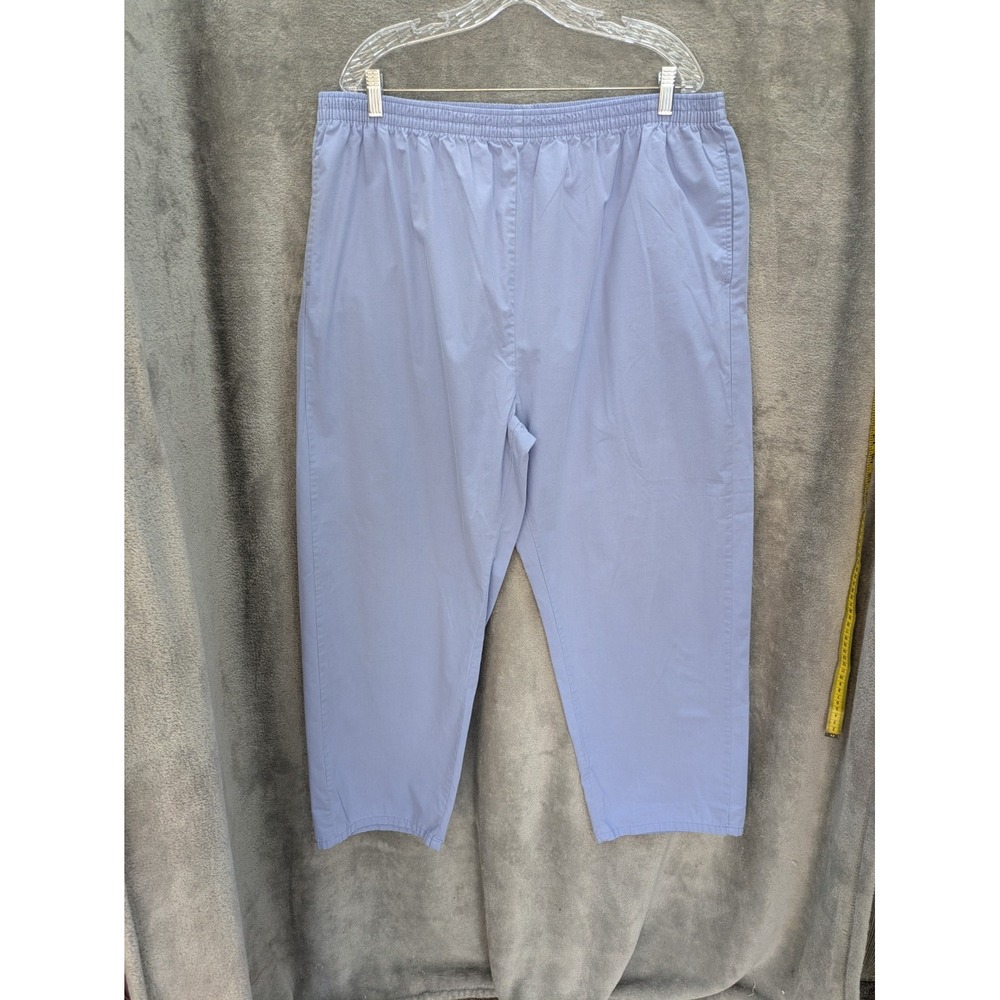 Medical Scrub Pants Women's 2X‎ 20W Plus Size Elastic Waist Workwear Uniform